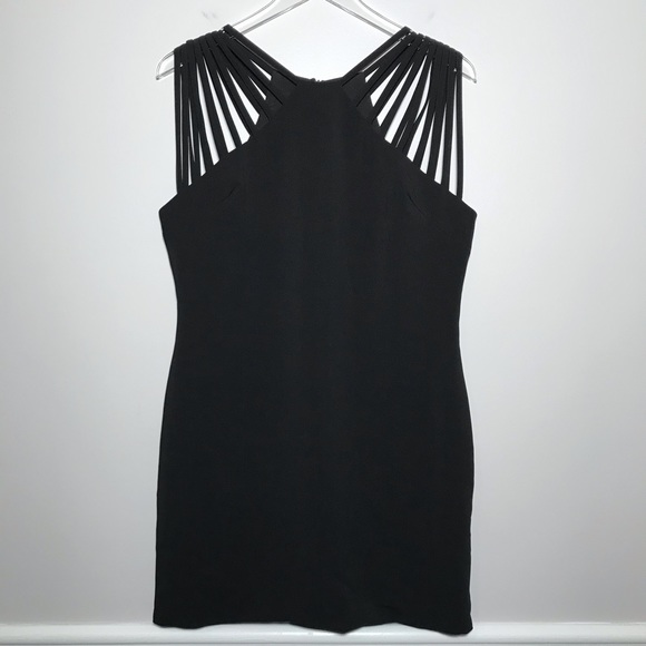 strappy little black dress